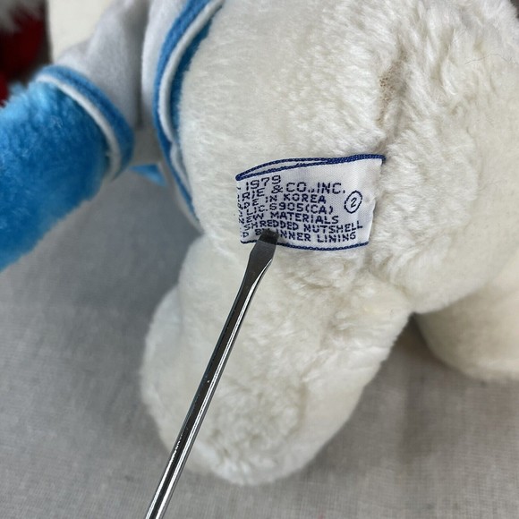 Smurf Plush Lot Papa Smurf 8” 1981 Hug Smurf 10” 1979 Hackus Smurf 9.5” 2013 - Picture 9 of 13